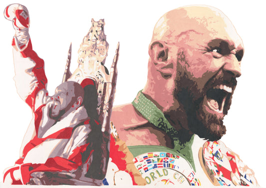 "Tyson Fury: The Gypsy King" - Original Pencil Sketch