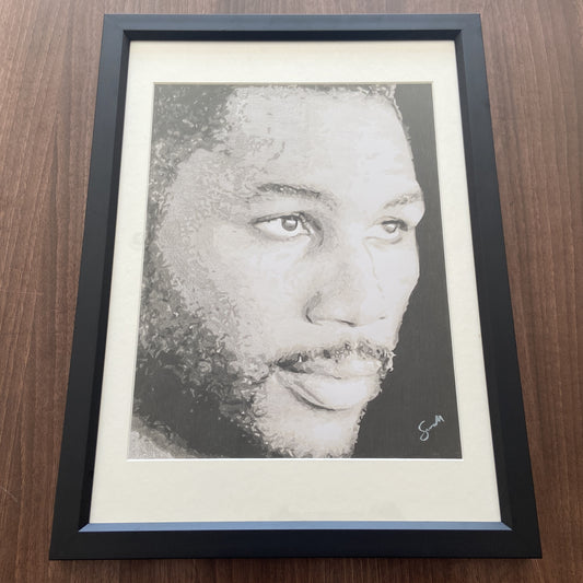 "Lennox Lewis" - Original Framed Pencil Sketch
