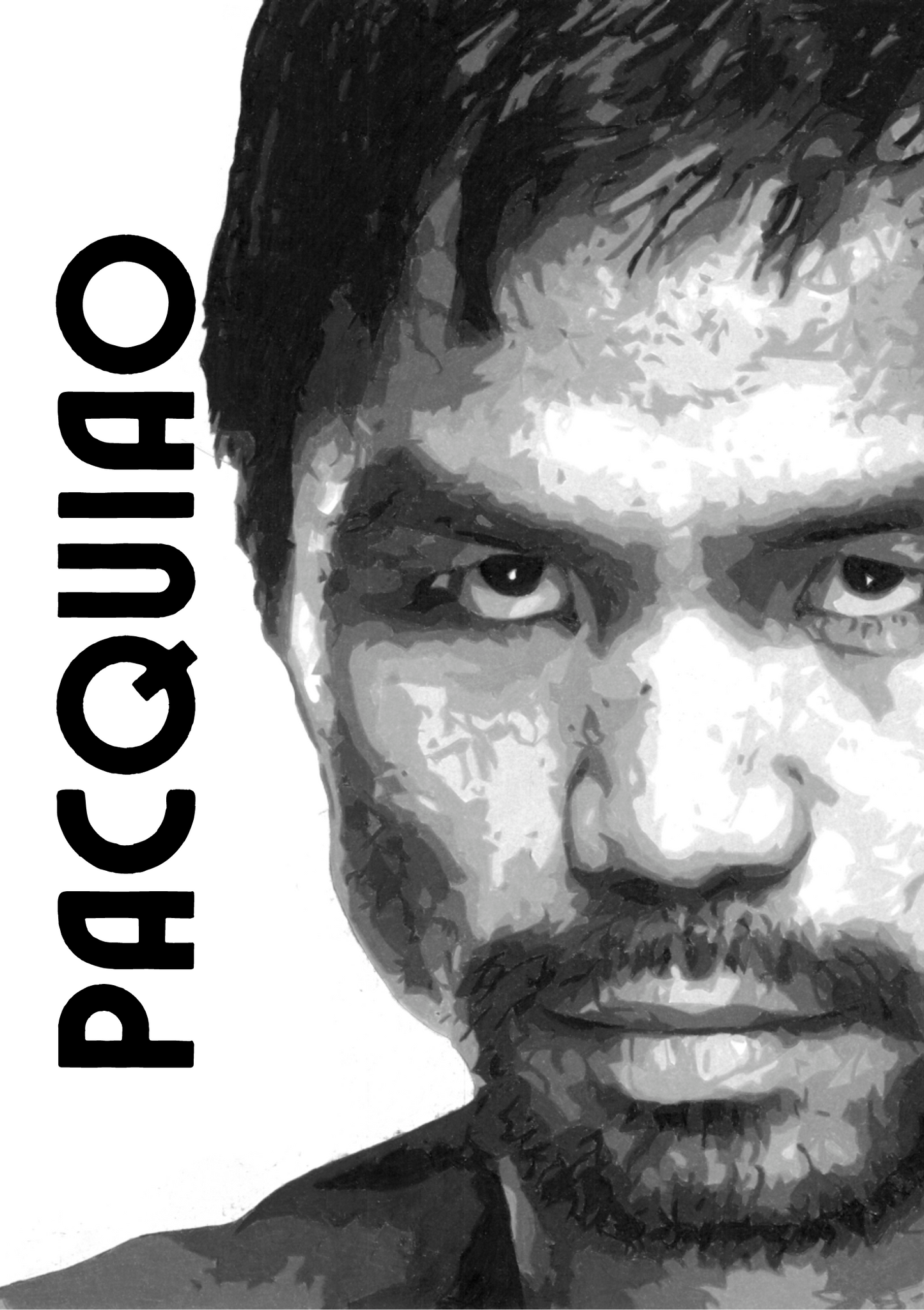 "Pacquiao" - A2 Large Charity Poster Print - Help support Thomas and his family