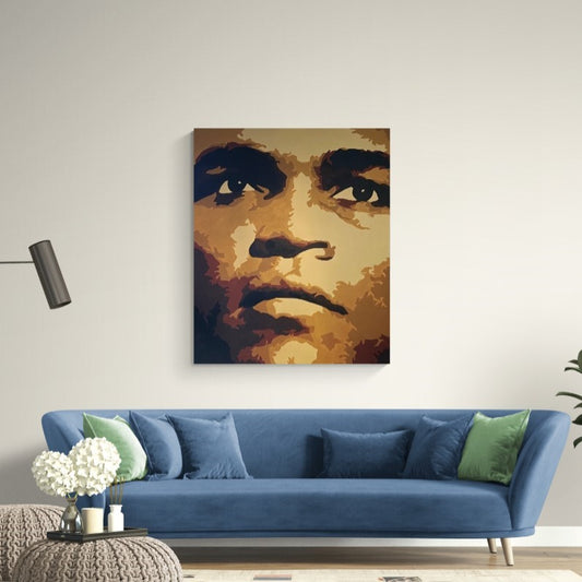 "Muhammad Ali: Reflection" - Original Acrylic Painting