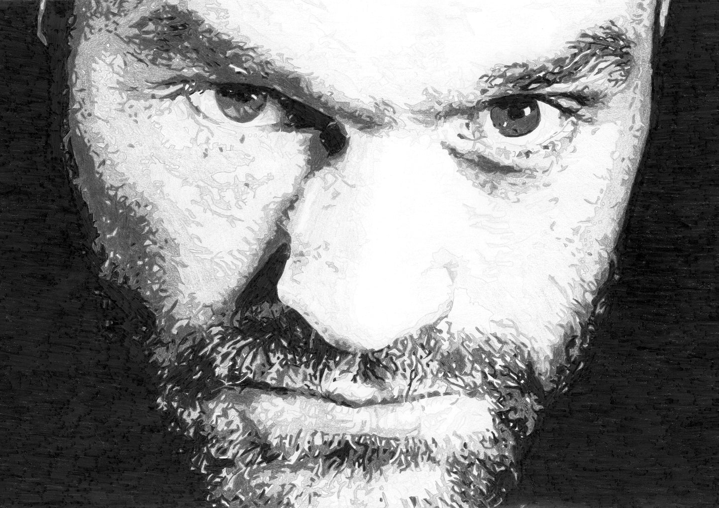 "Tyson Fury" - Original Pencil Sketch