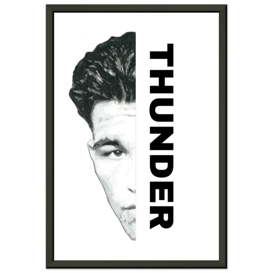 "Arturo Gatti - Thunder" - Classic Matte Paper Metal Framed Poster