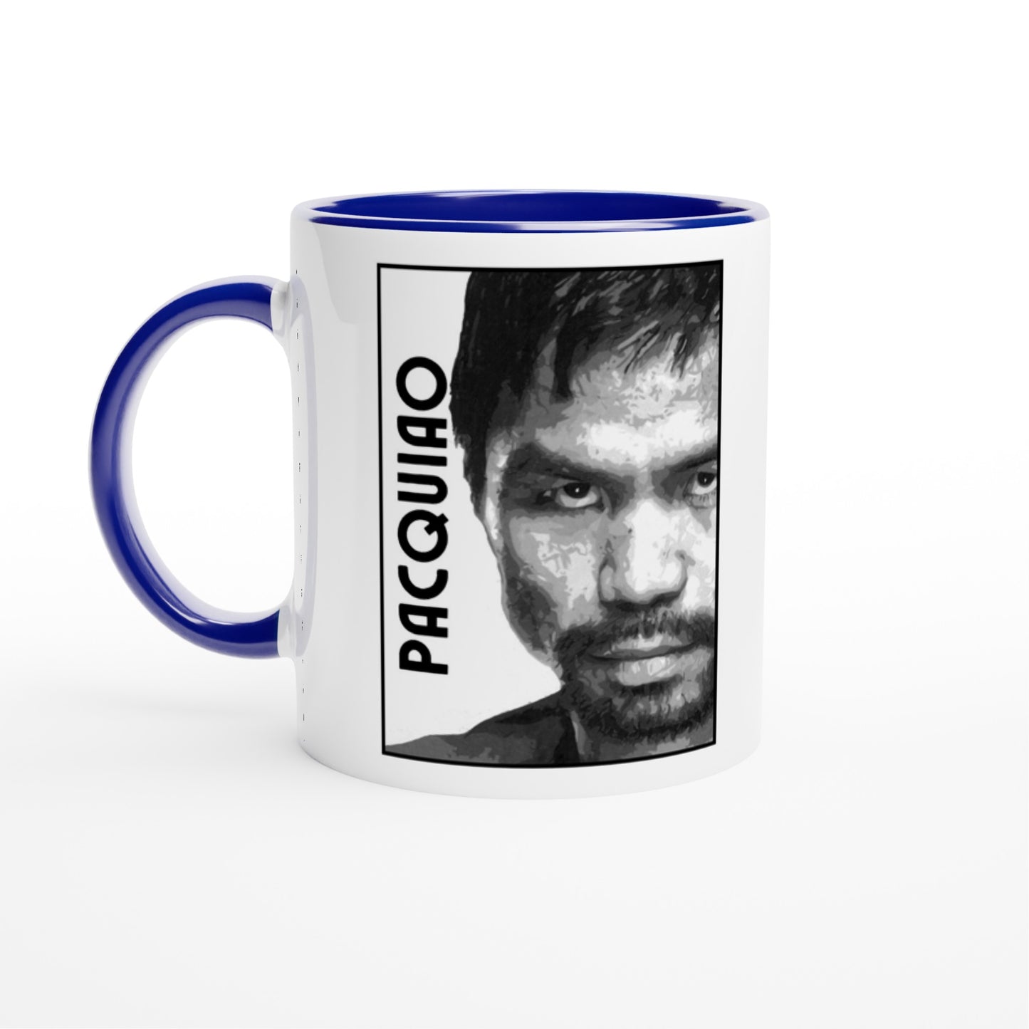 "Pacquiao" - White 11oz Ceramic Mug with Colour Inside