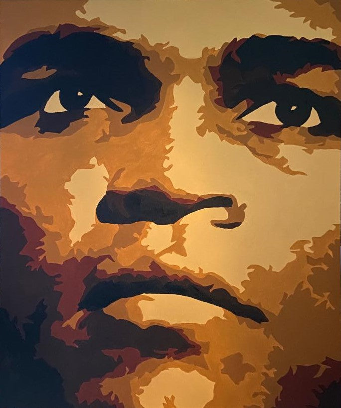 "Muhammad Ali: Reflection" - Original Acrylic Painting